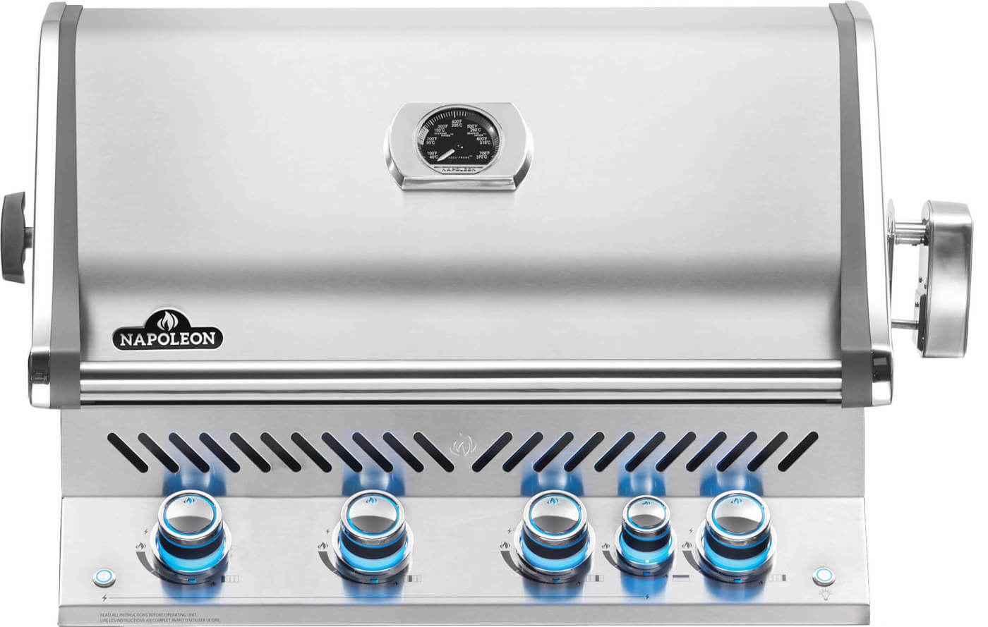 Patio Elegance Built-in Gas Grill Prestige PRO 500 with Infrared Rear Burner