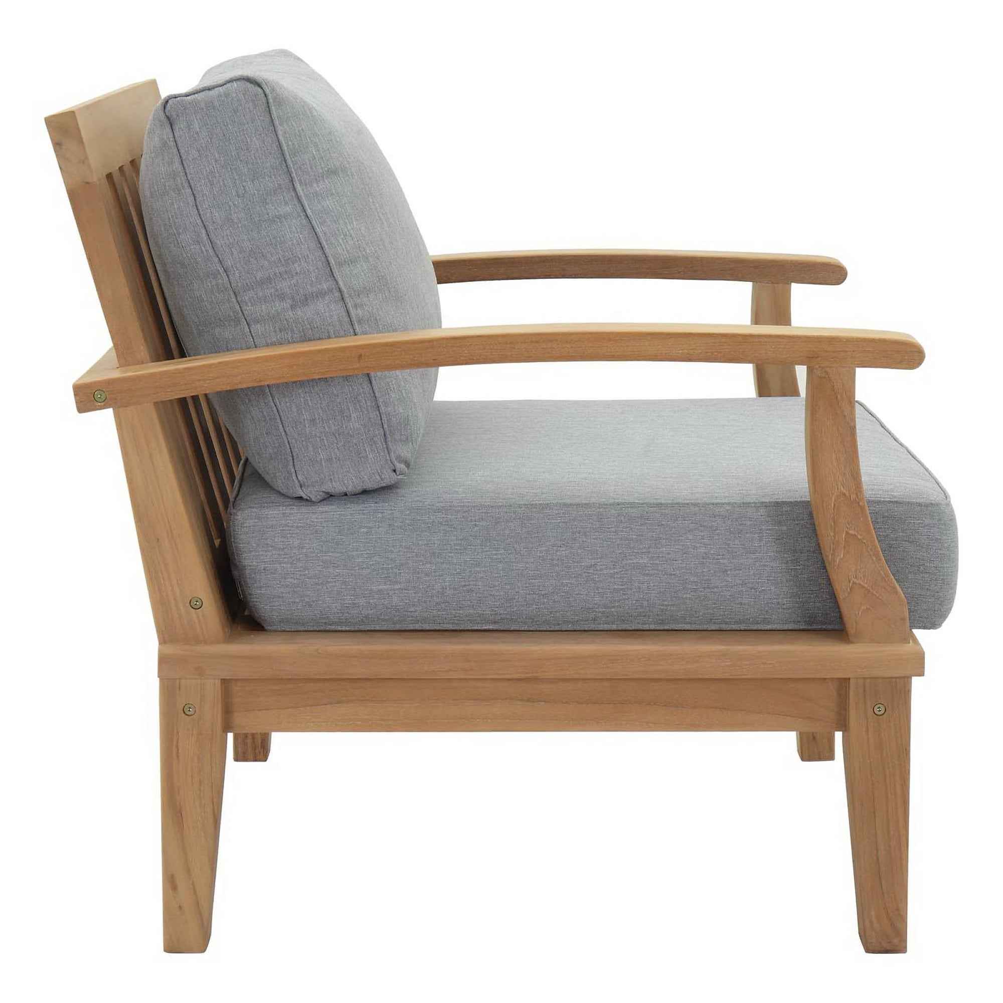 Patio Elegance Outdoor Lounge Set - Marina 9-Piece Teak Collection by Modway
