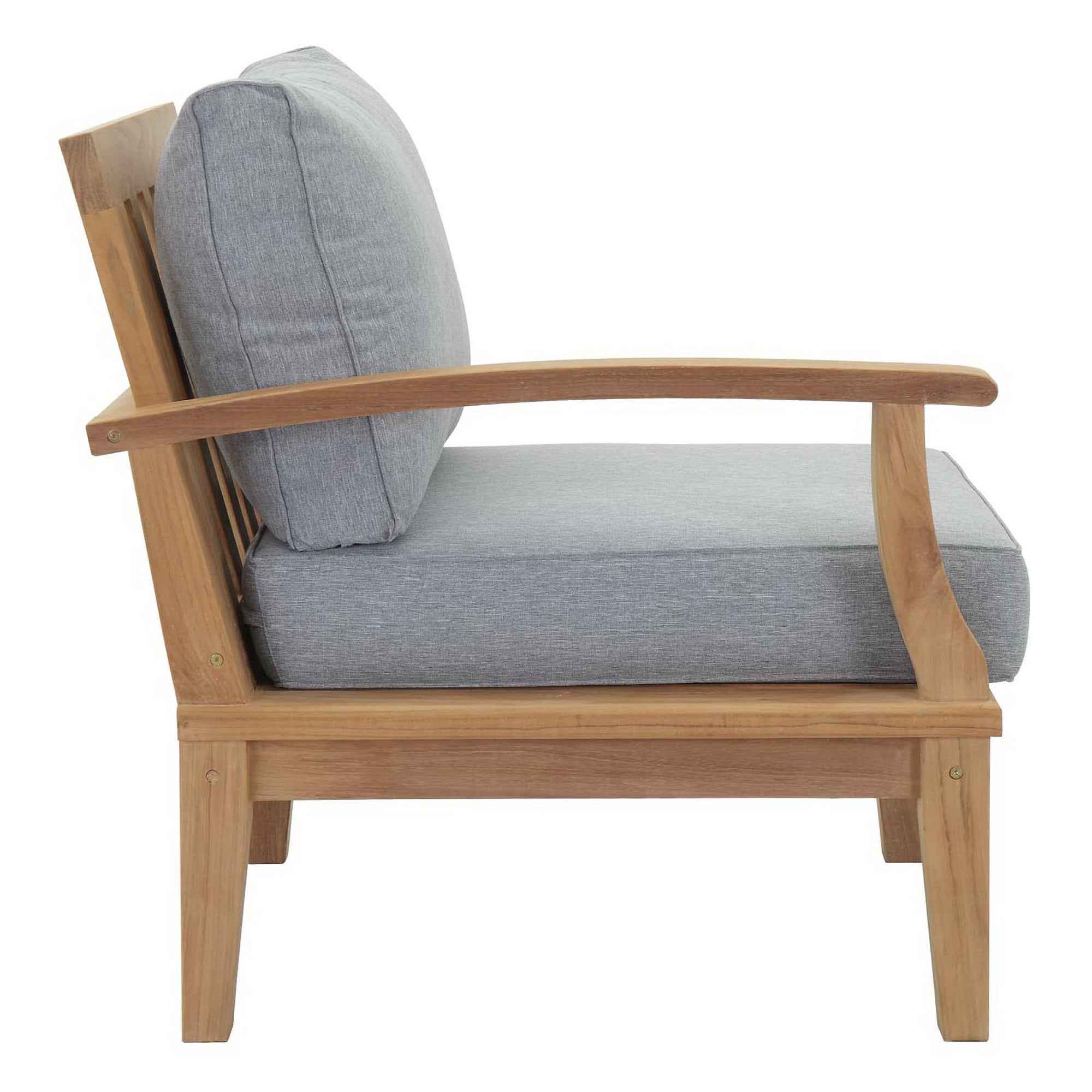 Patio Elegance Outdoor Lounge Set - Marina 9-Piece Teak Collection by Modway