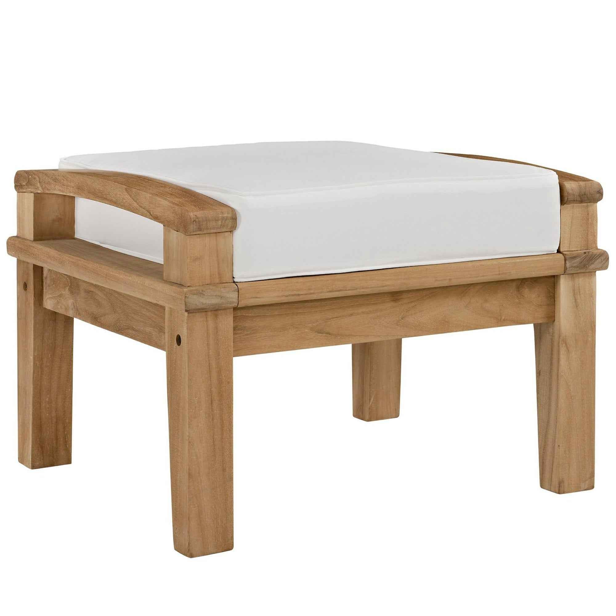 Patio Elegance Outdoor Lounge Set - Marina 9-Piece Teak Collection by Modway