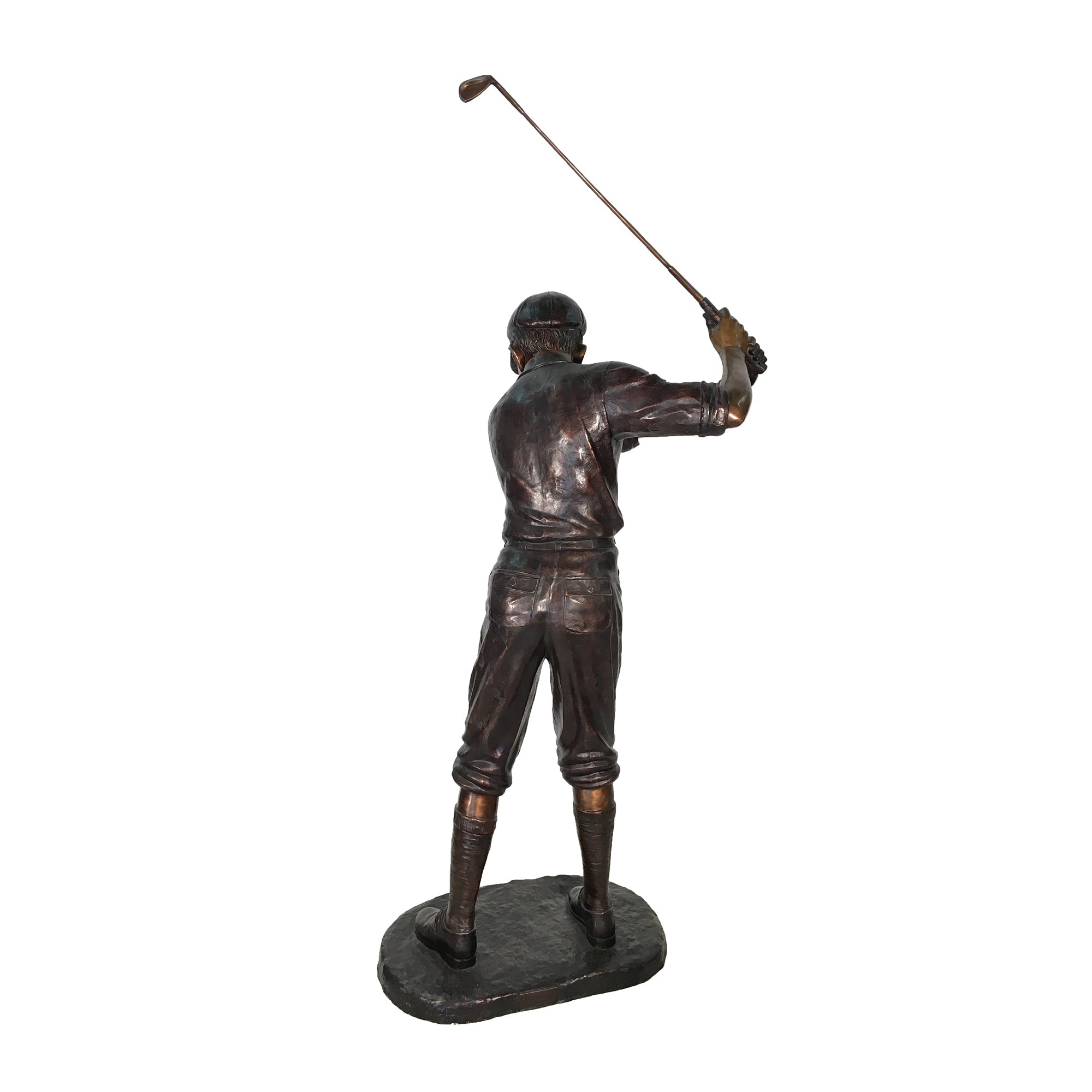 Life-size Male Golfer Bronze Statue