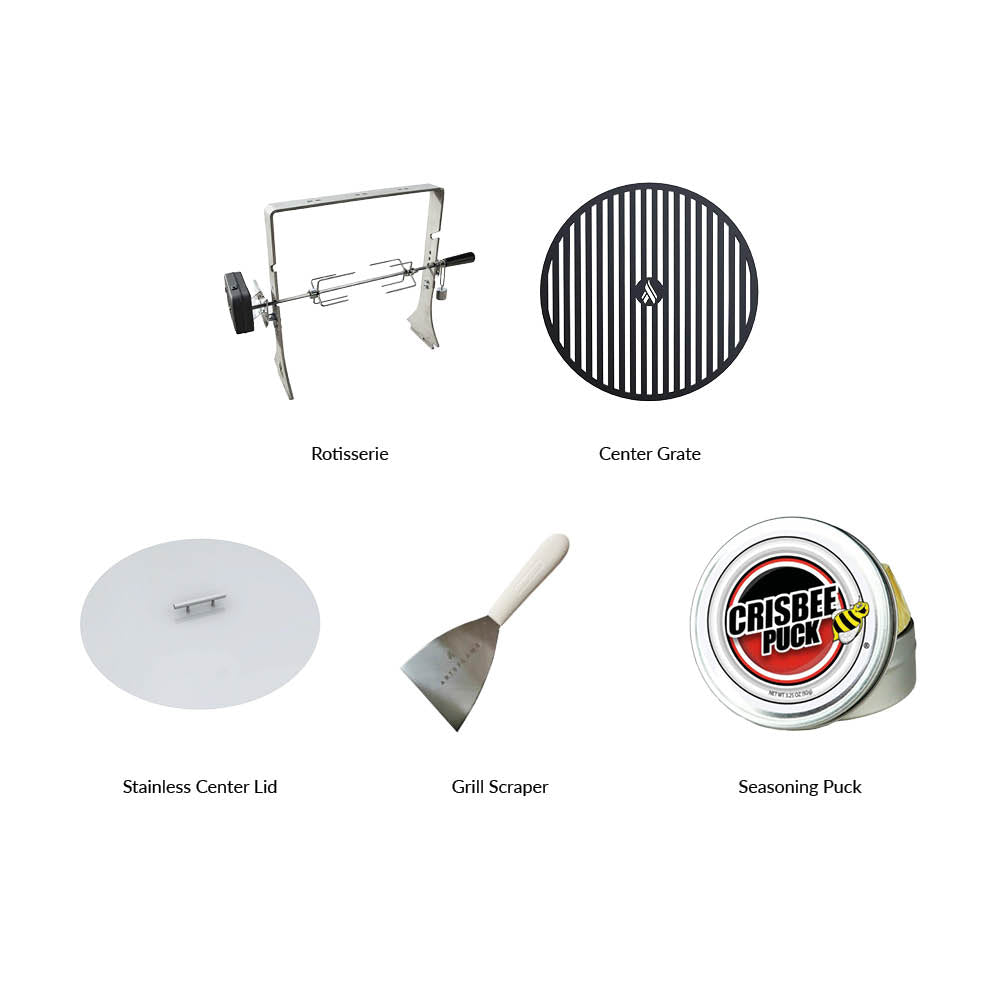 Arteflame 40″ Platinum Series — Stainless Fire Bowl Flat-Top Grill with Euro Base (Stainless or Powder-Coated Black)