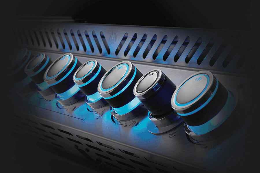 Patio Elegance Gas Grill - Built-in Prestige PRO™ 825 with Infrared Rear Burner