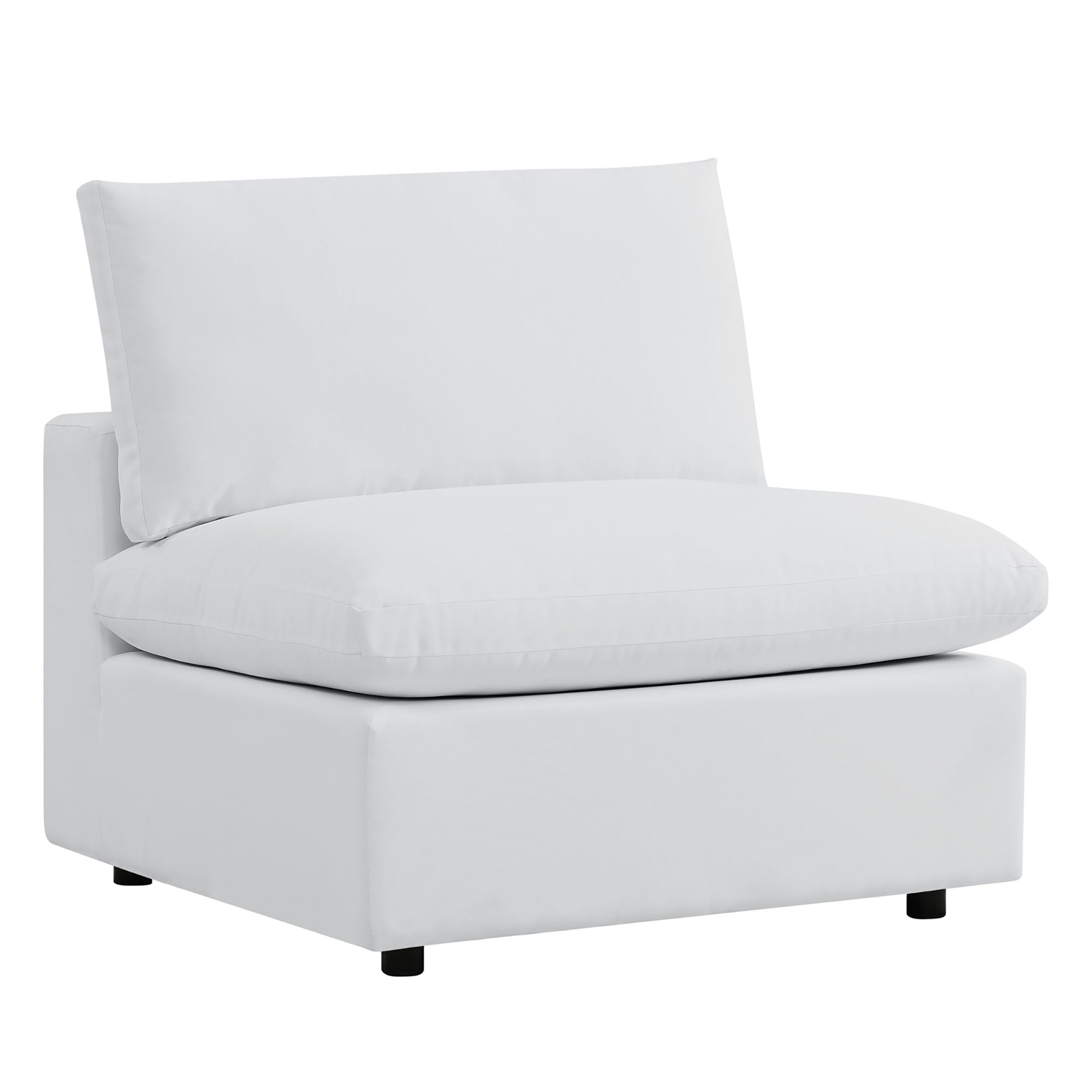 Commix Outdoor Sectional Sofa - 5-Piece Sunbrella White Collection at Patio Elegance
