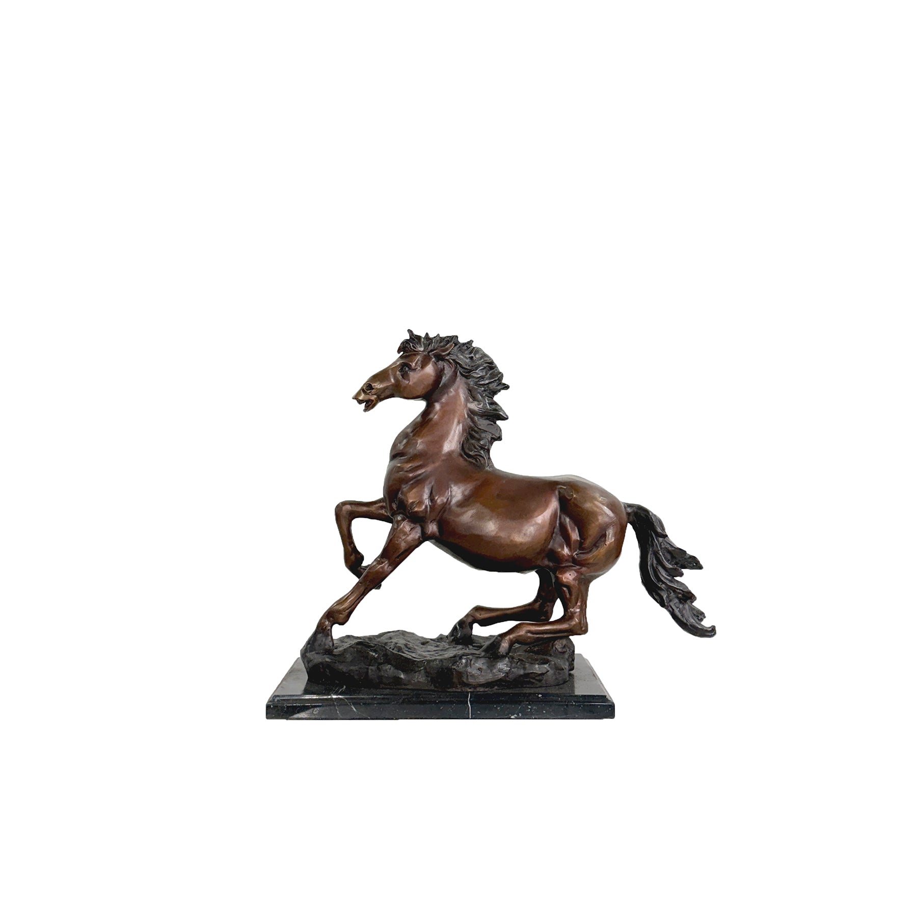 Trotting Horse Table-top Bronze Statue