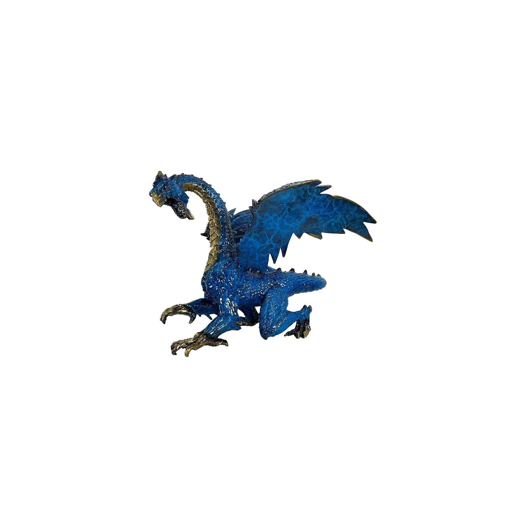 Color Finish Dragon Bronze Table-top Statue