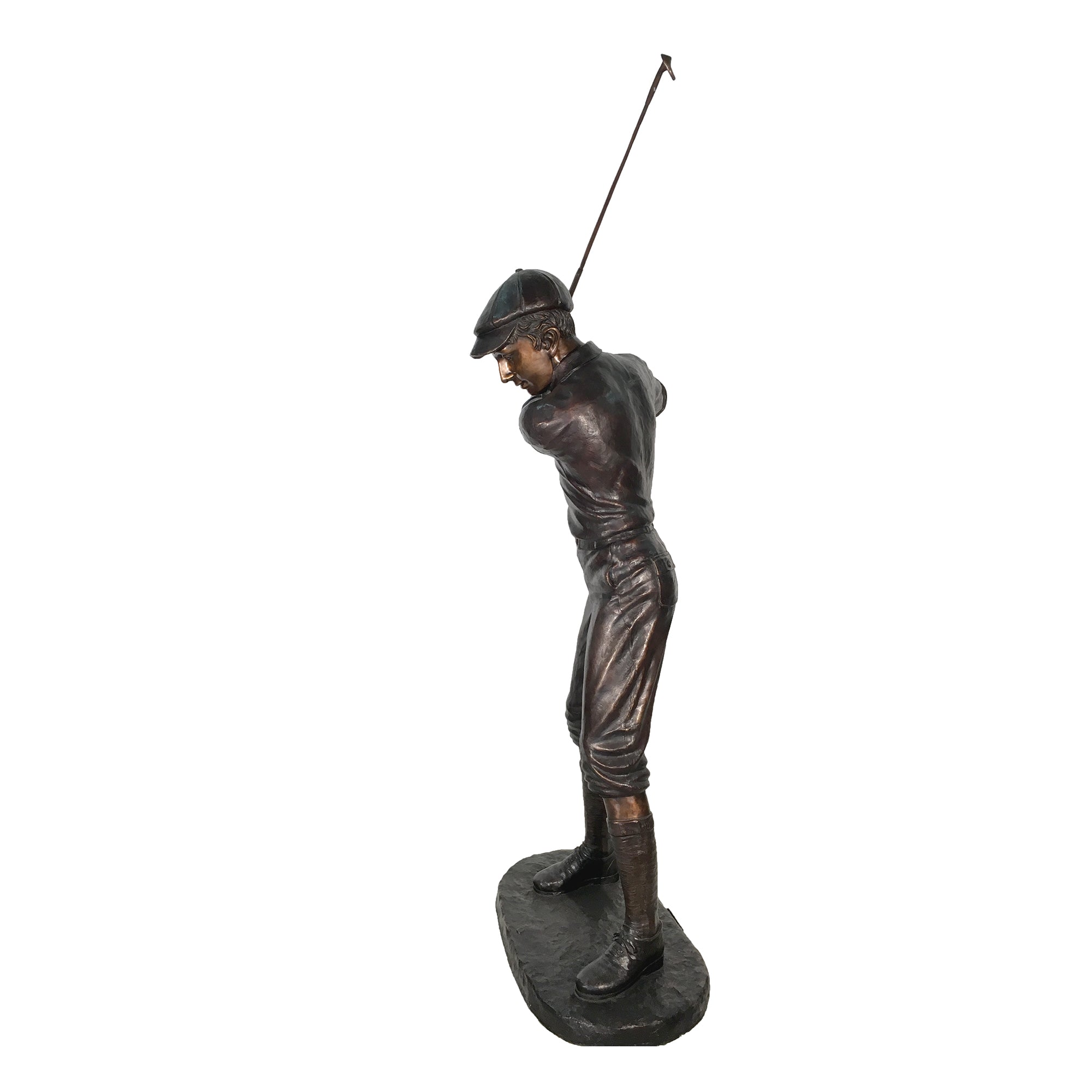 Life-size Male Golfer Bronze Statue