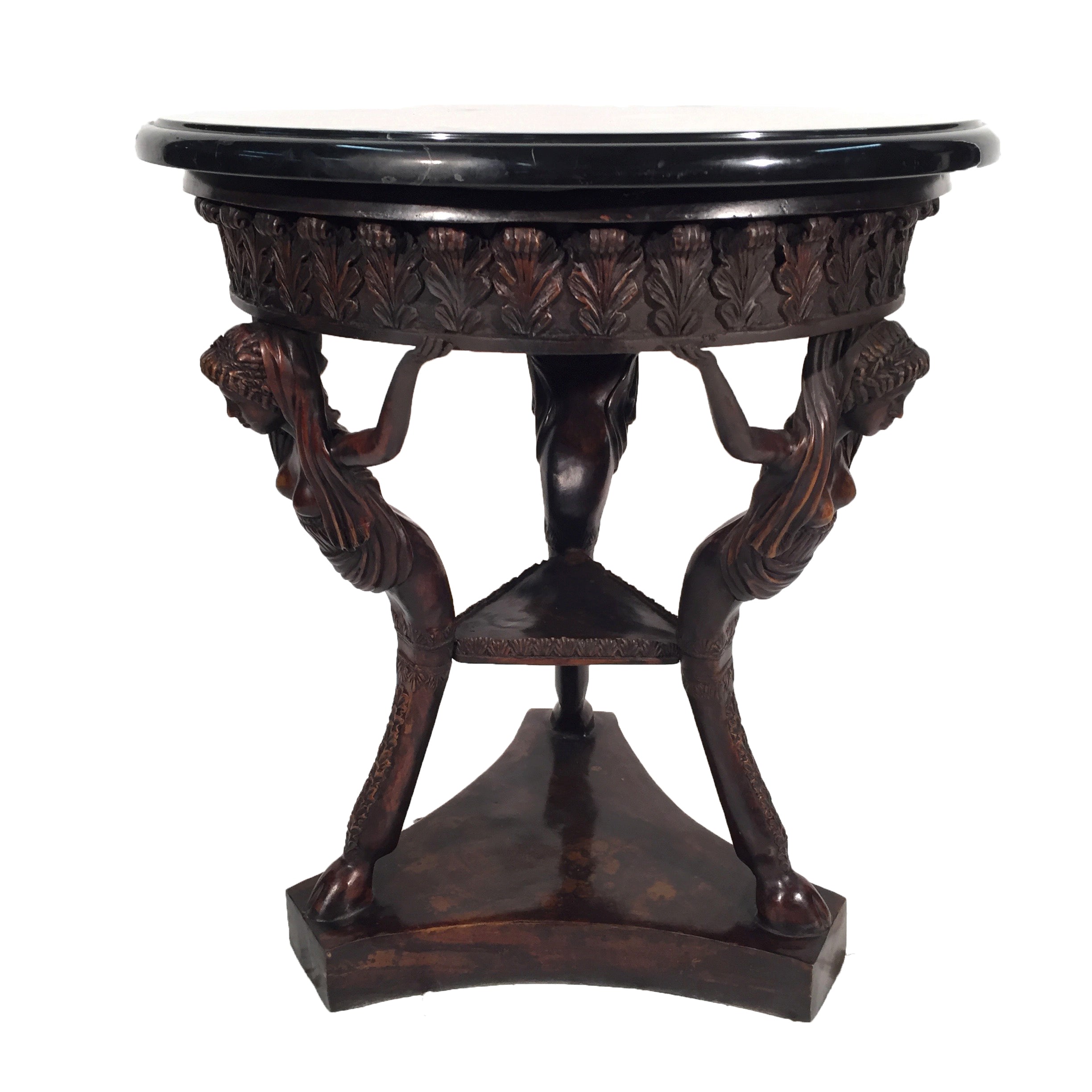 Three Satyr Bronze Table Base